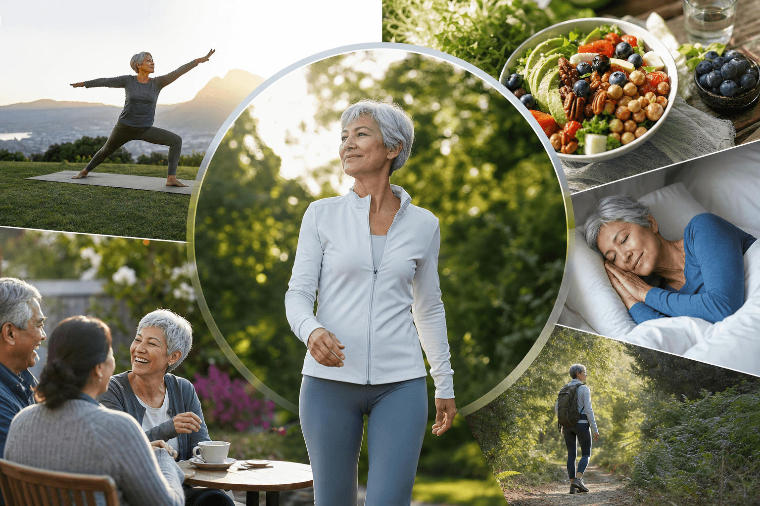 The Six Pillars of Healthspan: A 360 Degree View of Healthy Aging